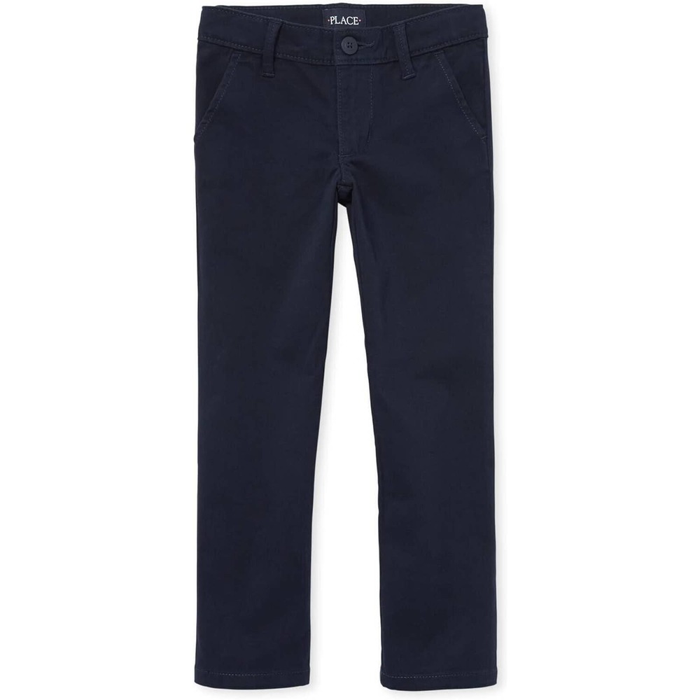 The Children's Place Girl's Chino Skinny Uniform Legging Pant RP9 Tidal